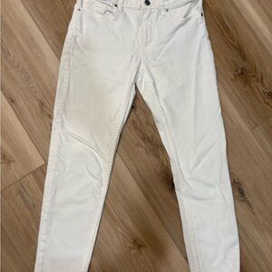 Everlane Jeans Womens 26 White Mid Rise Skinny Stretch Denim Pants